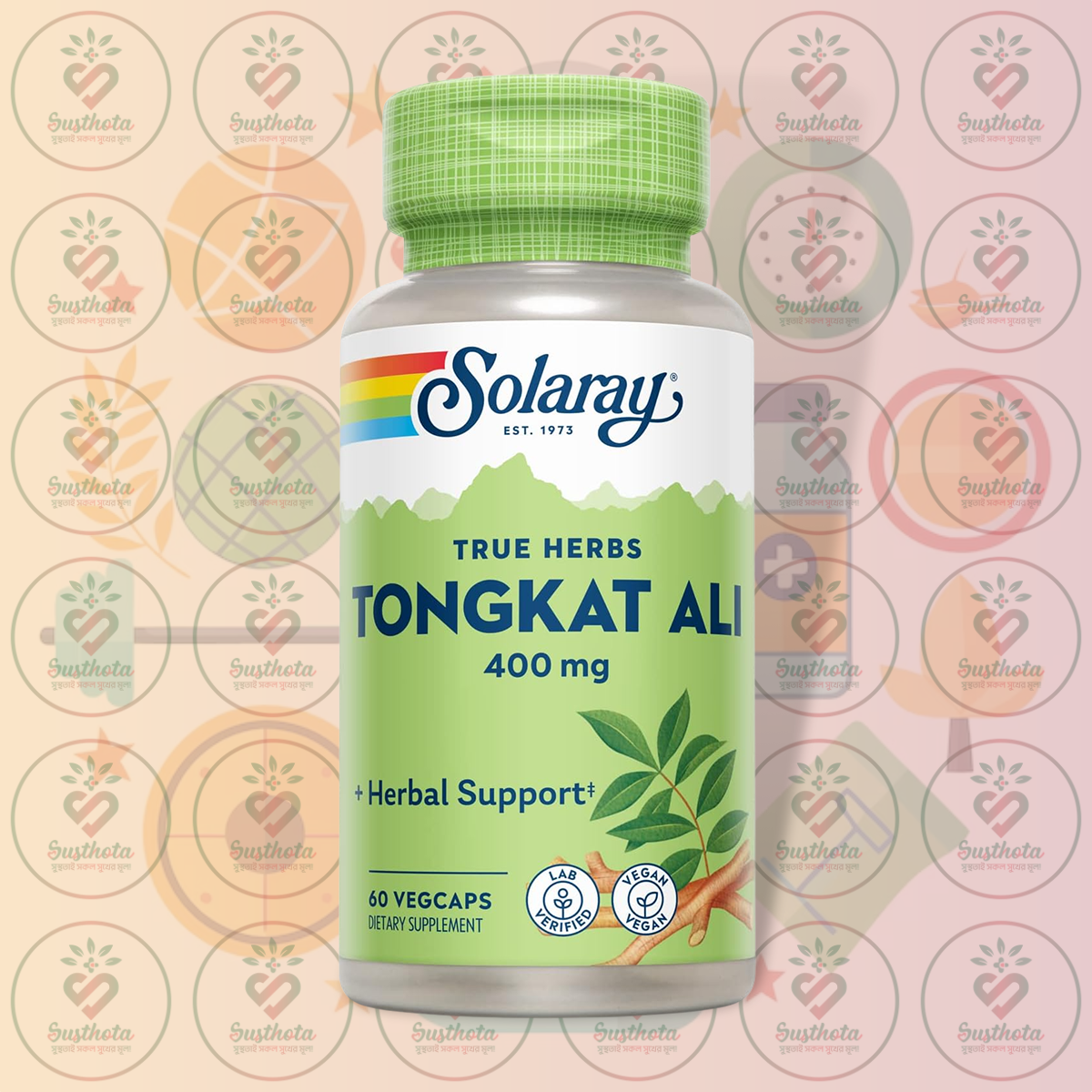 Solaray Tongkat Ali – 400 mg – 60 VegCaps in Bangladesh Image 01