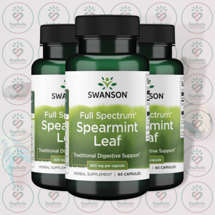 Swanson Full Spectrum Spearmint Leaf - 400 mg - 60 Capsules in Bangladesh Image 02
