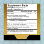 Wellness LabsRX Organic Lion's Mane - 15000 mg - 120 Veggie Capsules in Bangladesh Supplement Facts