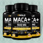 X Gold Health Maca+ Black, Red & Yellow Maca Root - 1500 mg - 150 Veggie Capsules in Bangladesh Image 02