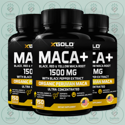 X Gold Health Maca+ Black, Red & Yellow Maca Root - 1500 mg - 150 Veggie Capsules in Bangladesh Image 02