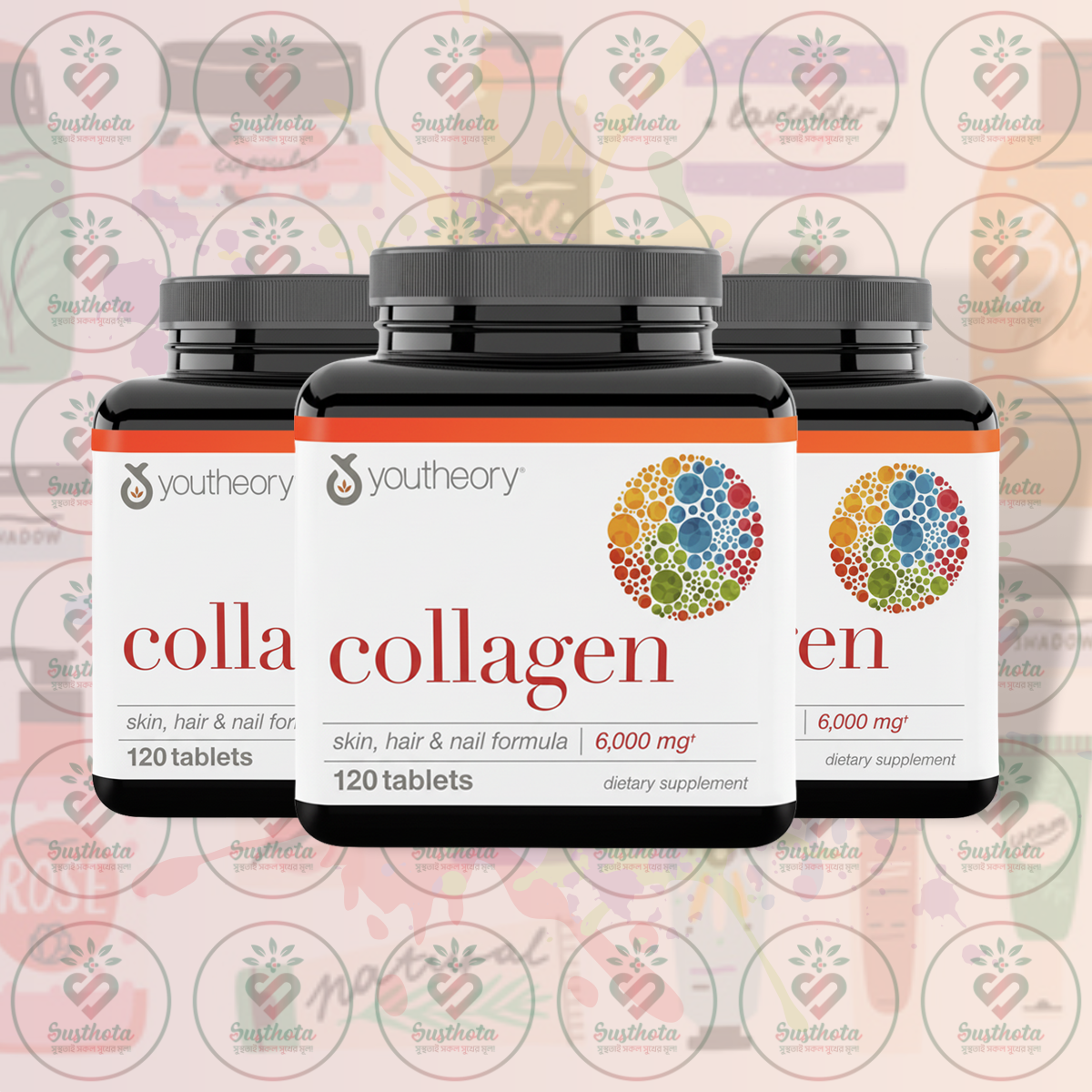 Youtheory Collagen - 6000 Mg - 120 Tablets In Bangladesh Image 02 Youtheory Collagen - 6000 Mg - 120 Tablets In Bangladesh Image 02