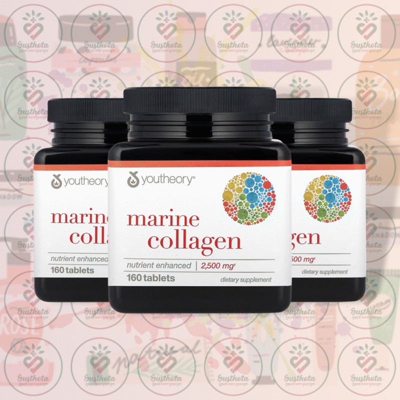 Youtheory Marine Collagen - 2500 Mg - 160 Tablets In Bangladesh Image 02