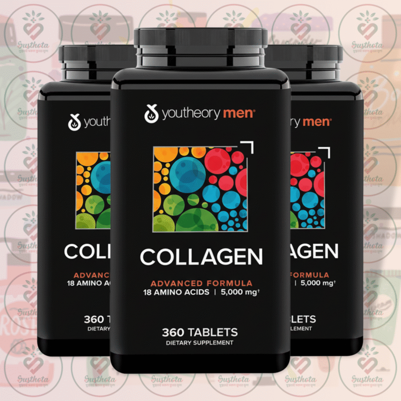 Youtheory Men'S Collagen Advanced Formula - 5000 Mg - 360 Tablets In Bangladesh Image 02