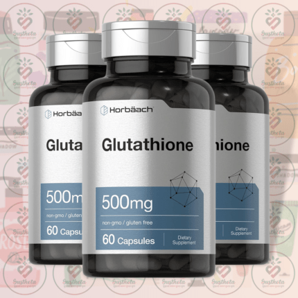 Horbäach Glutathione - 500mg - 60 Capsules in Bangladesh Image 02