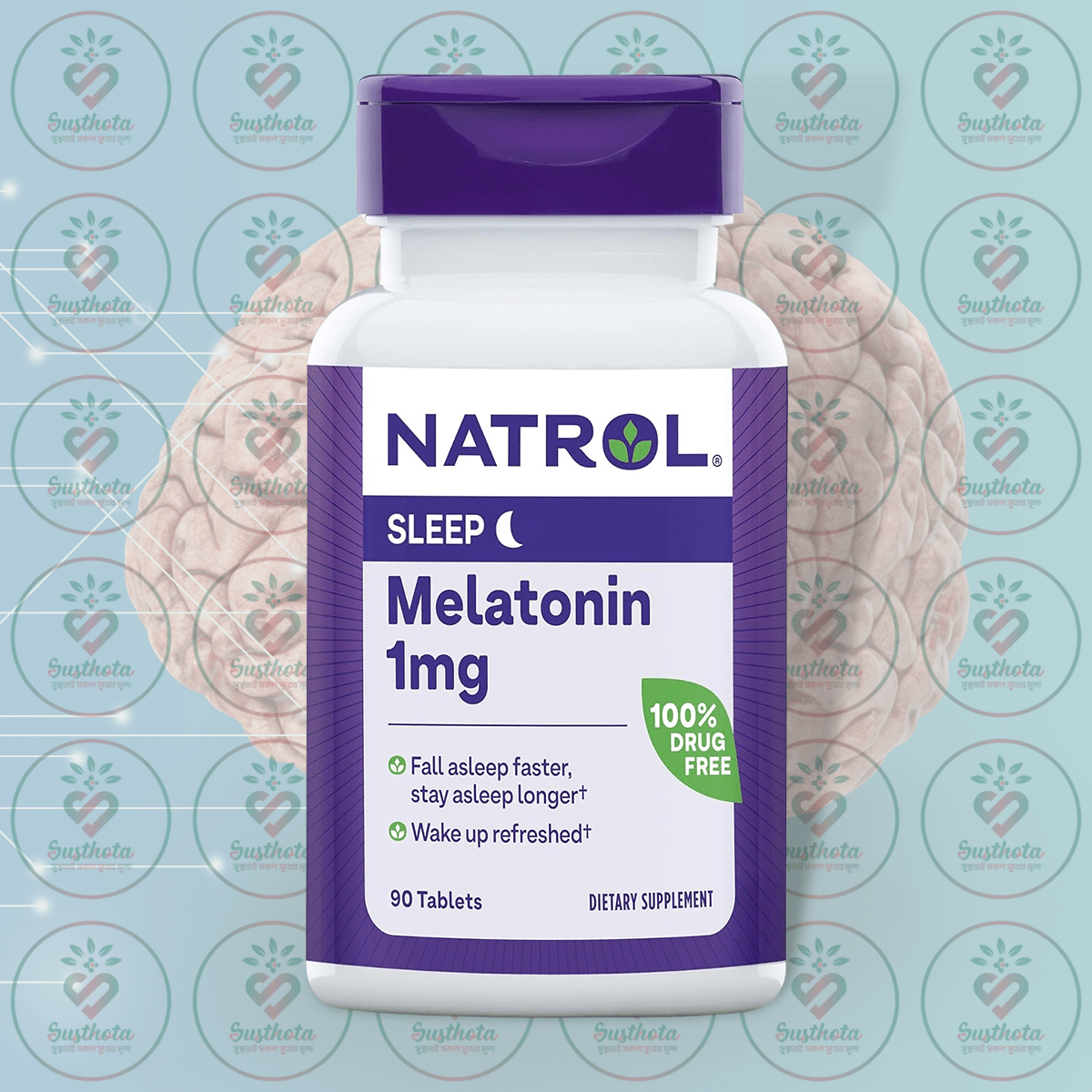 Natrol Sleep Melatonin – 1Mg – 90 Tablets In Bangladesh Image 01 Natrol Sleep Melatonin – 1Mg – 90 Tablets In Bangladesh Image 01