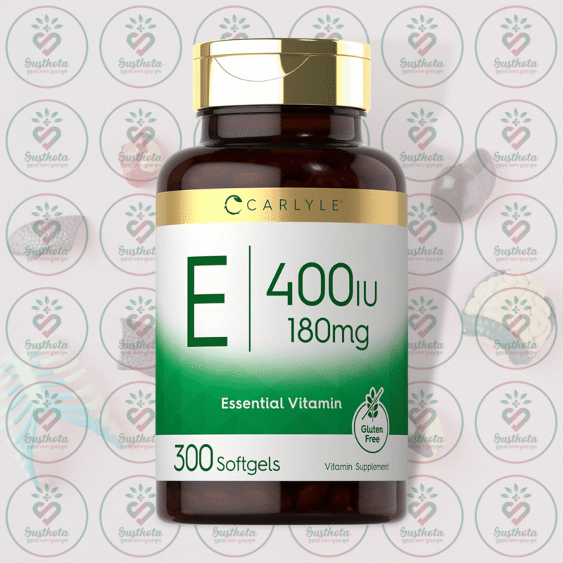 Carlyle Vitamin E – 400 Iu (180 Mg) – 300 Softgels In Bangladesh Image 01