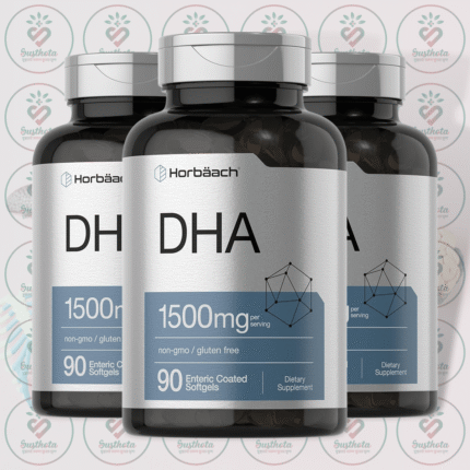 Horbaach DHA - 1500 mg - 90 Enteric Coated Softgels in Bangladesh Image 02