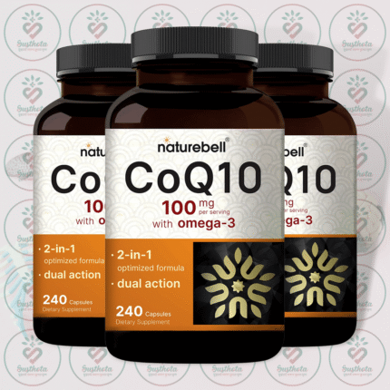 NatureBell CoQ10 with Omega-3 – 100 mg – 240 Capsules in Bangladesh Image 02