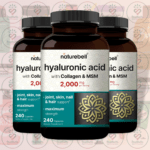 NatureBell Hyaluronic Acid with Collagen & MSM - 2000 mg - 240 Capsules in Bangladesh Image 02