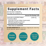 NatureBell Hyaluronic Acid with Collagen & MSM - 2000 mg - 240 Capsules in Bangladesh Supplement Facts