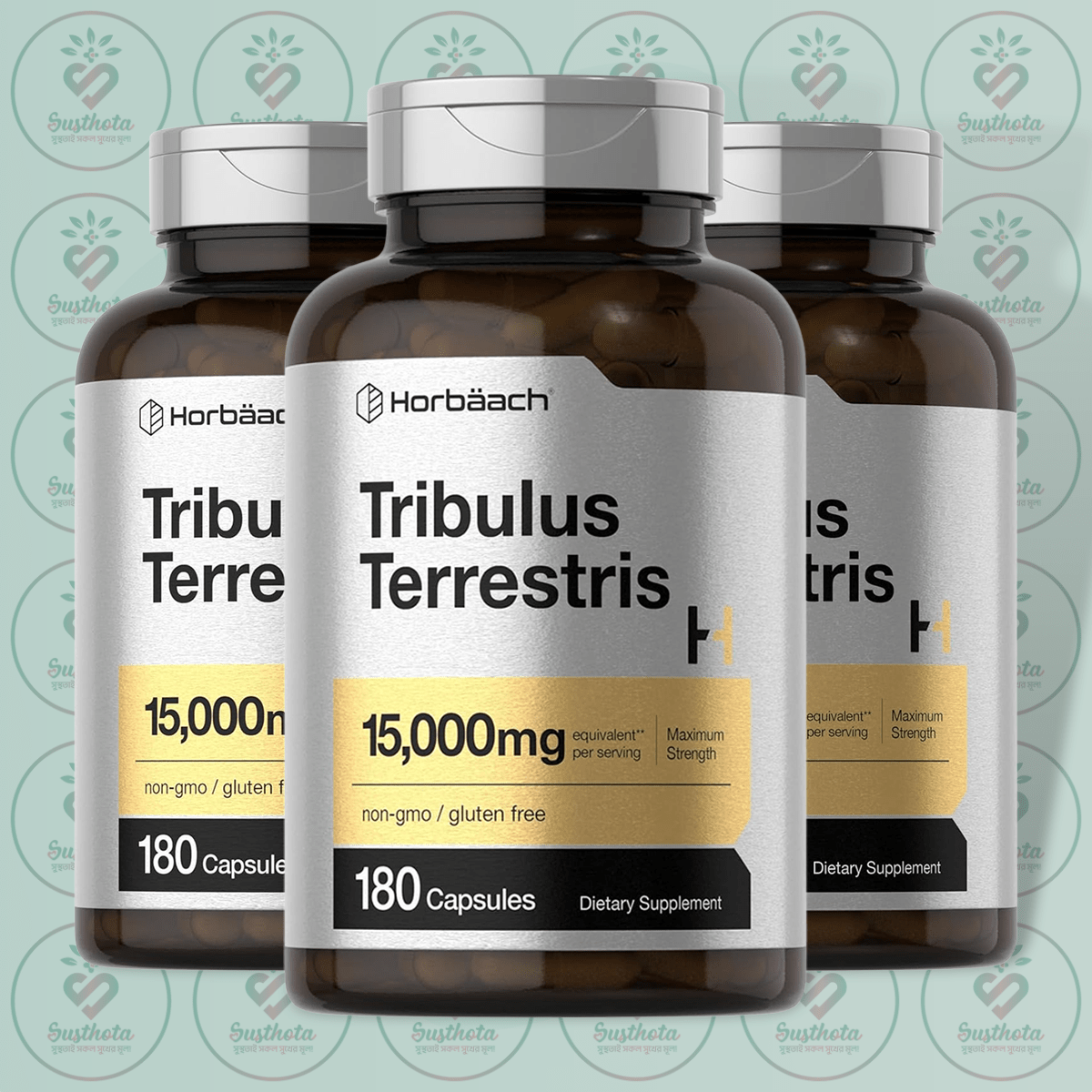 Horbäach Tribulus Terrestris - 15000Mg - 180 Capsules In Bangladesh Image 02 Horbäach Tribulus Terrestris - 15000Mg - 180 Capsules In Bangladesh Image 02