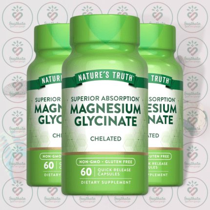 Nature's Truth Superior Absorption Magnesium Glycinate - 200 mg - 60 Quick Release Capsules in Bangladesh Image 02