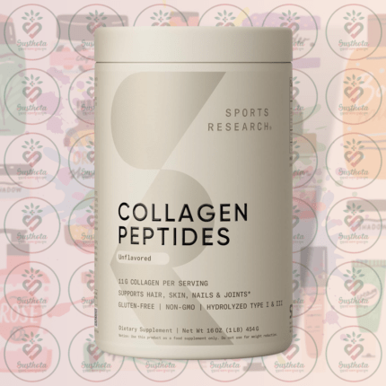 Sports Research Collagen Peptides – 11g Per Serving – 454g Unflavored Powder in Bangladesh Image 01