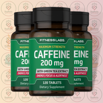Fitness Labs Maximum Strength Caffeine - 200 mg - 120 Tablets in Bangladesh Image 02