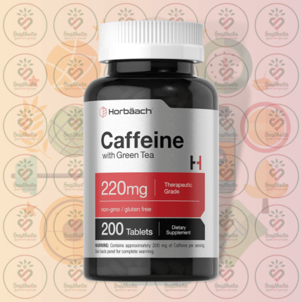 Horbäach Caffeine with Green Tea – 220 mg – 200 Tablets in Bangladesh Image 01