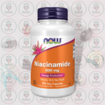 NOW Niacinamide – 500 mg – 100 Veg Capsules in Bangladesh Image 01