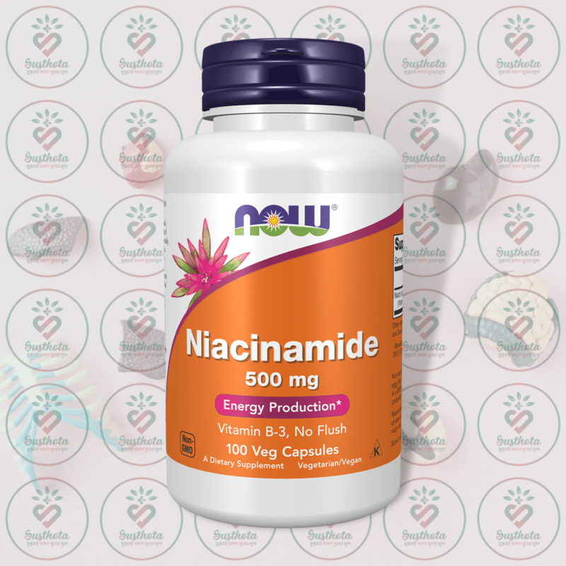 Now Niacinamide – 500 Mg – 100 Veg Capsules In Bangladesh Image 01