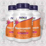 NOW Niacinamide – 500 mg – 100 Veg Capsules in Bangladesh Image 02