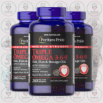 Puritan's Pride Maximum Strength Triple Omega 3-6-9 – 240 Softgels in Bangladesh Image 02