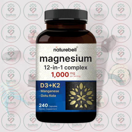 NatureBell Magnesium 12-in-1 Complex – 1000 mg – 240 Capsules in Bangladesh Image 01