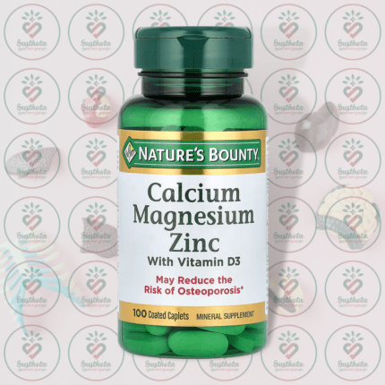 Nature's Bounty Calcium Magnesium Zinc with Vitamin D3 - 100 Coated Caplets in Bangladesh Image 01