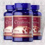 Puritan's Pride Cranberry Fruit Concentrate - 500 mg - 120 Rapid Release Capsules in Bangladesh Image 02