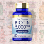 Carlyle Fast Dissolve Biotin - 5000 mcg - 250 Tablets in Bangladesh Image 01