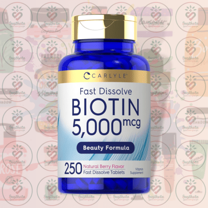 Carlyle Fast Dissolve Biotin - 5000 mcg - 250 Tablets in Bangladesh Image 01