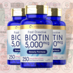 Carlyle Fast Dissolve Biotin - 5000 mcg - 250 Tablets in Bangladesh Image 02