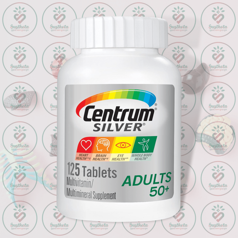 Centrum Silver Adults 50+ Multivitamin - 125 Tablets In Bangladesh Image 01