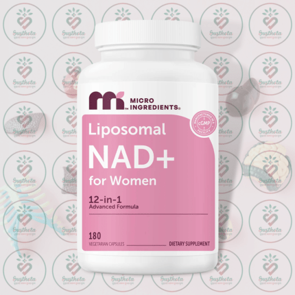 Micro Ingredients Liposomal NAD+ for Women - 180 Vegetarian Capsules in Bangladesh Image 01