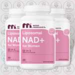 Micro Ingredients Liposomal NAD+ for Women - 180 Vegetarian Capsules in Bangladesh Image 02