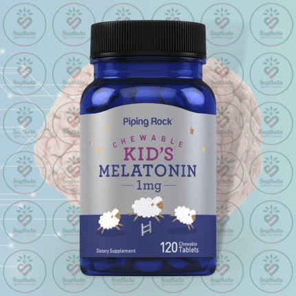 Piping Rock Chewable Kid's Melatonin - 1 mg - 120 Chewable Tablets in Bangladesh Image 01