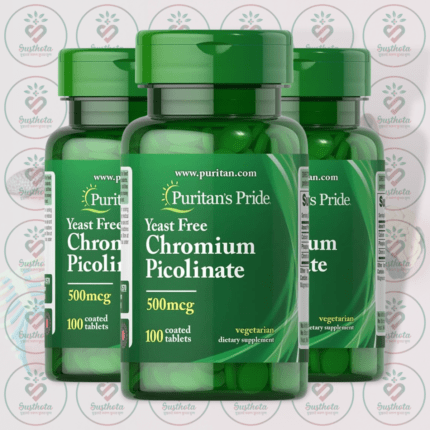Puritan's Pride Chromium Picolinate – 500 mcg – 100 Coated Tablets in Bangladesh Image 02