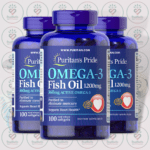 Puritan's Pride Omega-3 Fish Oil - 1200 mg - 100 Softgels in Bangladesh Image 02