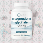 Micro Ingredients Magnesium Glycinate – 1500 mg – 240 Capsules in Bangladesh Image 01