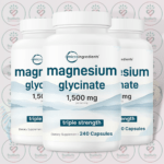 Micro Ingredients Magnesium Glycinate – 1500 mg – 240 Capsules in Bangladesh Image 02