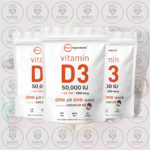 Micro Ingredients Vitamin D3 + K2 – 50,000 IU + 200 mcg – 240 Softgels in Bangladesh Image 02