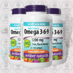 Webber Naturals High Potency Omega 3-6-9 – 1200 mg – 150 Softgels in Bangladesh Image 02