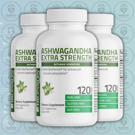 Bronson Ashwagandha Extra Strength - 3000mg - 120 Vegetarian Capsules in Bangladesh Image 02