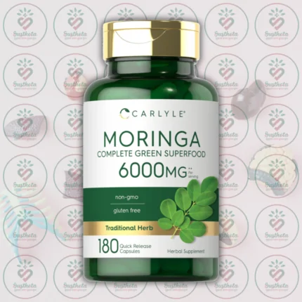 Carlyle Moringa Oleifera - 6000 mg - 180 Quick Release Capsules in Bangladesh Image 01
