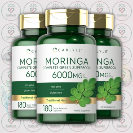 Carlyle Moringa Oleifera - 6000 mg - 180 Quick Release Capsules in Bangladesh Image 02
