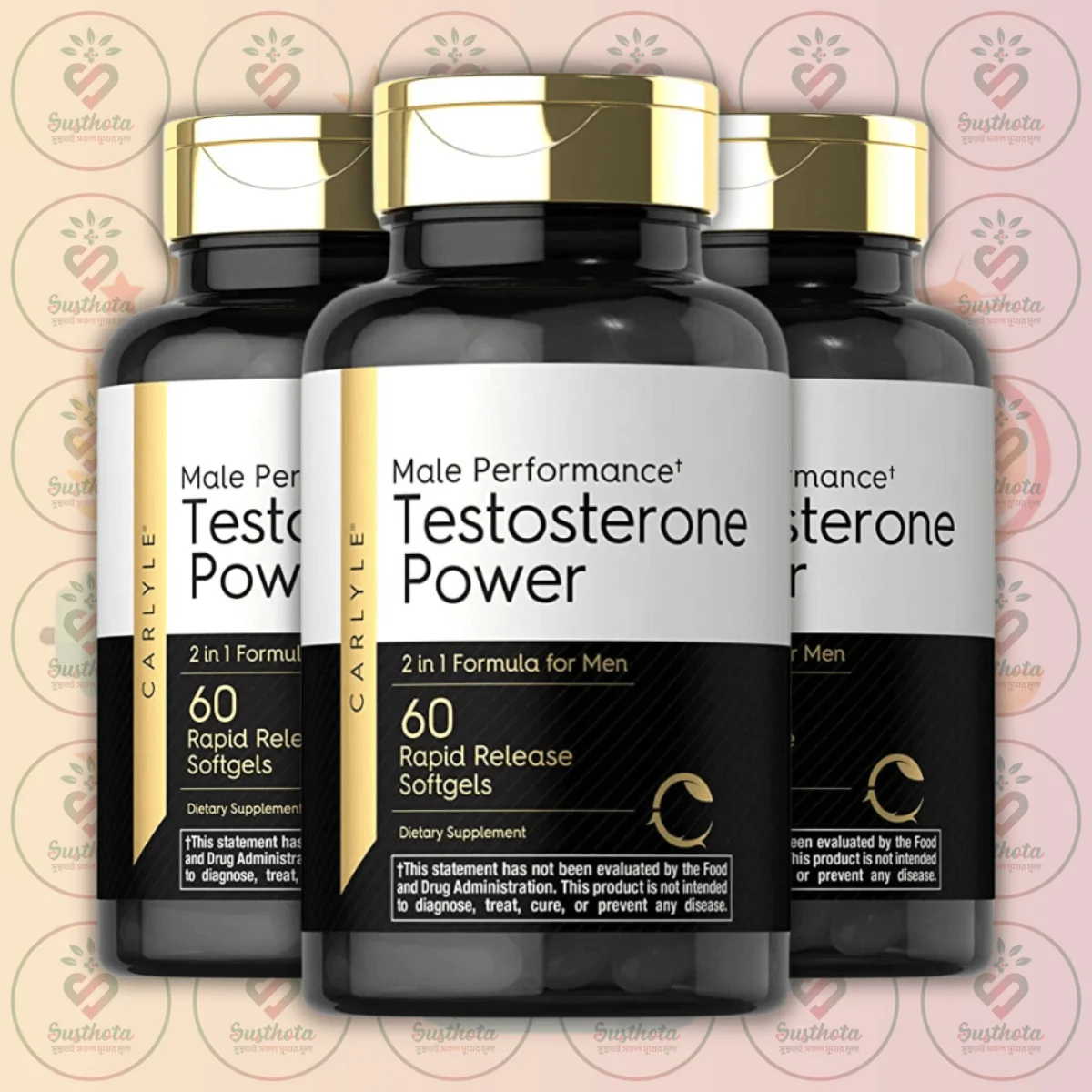 Carlyle Testosterone Power - 60 Rapid Release Softgels In Bangladesh Image 02