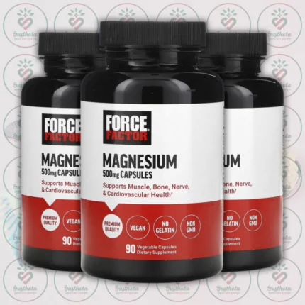 Force Factor Magnesium - 500mg - 90 Vegetable Capsules in Bangladesh Image 02