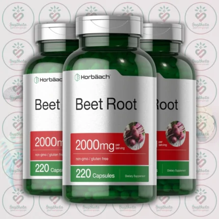 Horbäach Beet Root – 2000mg – 220 Quick Release Capsules in Bangladesh Image 02