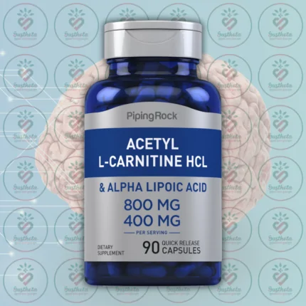 Piping Rock Acetyl L-Carnitine 800 mg & Alpha Lipoic Acid 400 mg - 90 Quick Release Capsules in Bangladesh Image 01