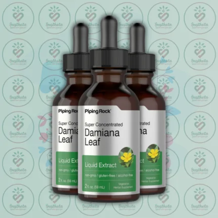 Piping Rock Damiana Leaf Liquid Extract – 59 mL Dropper Bottle in Bangladesh Image 02