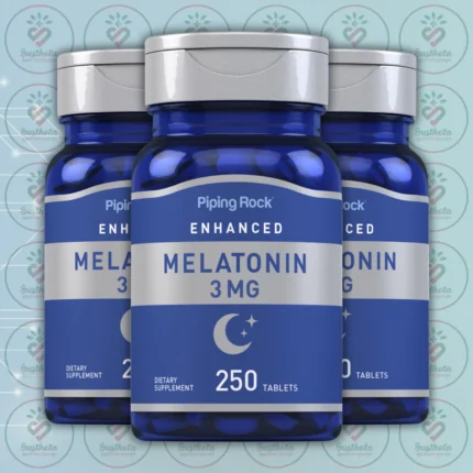 Piping Rock Enhanced Melatonin - 3 mg - 250 Tablets in Bangladesh Image 02