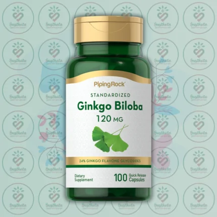 Piping Rock Ginkgo Biloba Standardized Extract - 120 mg - 100 Quick Release Capsules in Bangladesh Image 01